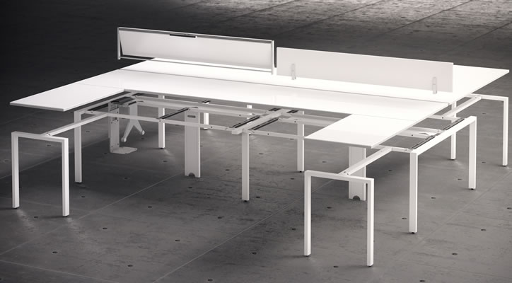 Extensión mesa doble I.pop Anbo Suministros, especialistas en venta de mobiliario de oficina en Barcelona