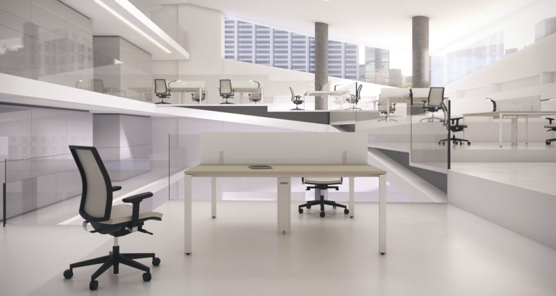 Mesa I.pop doble Anbo Suministros, especialistas en venta de mobiliario de oficina en Barcelona
